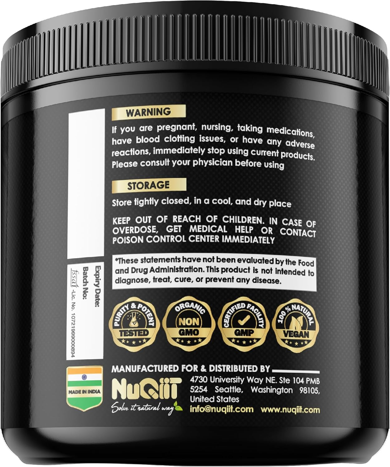 Revitalize Your Wellness with Ashwagandha Capsules - Featuring Irish Sea Moss, Apple Cider Vinegar & More - 120 Vegan Capsules for Optimal Health